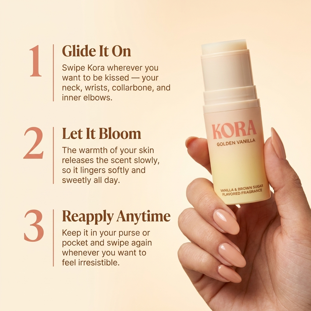 The Flavored Perfume Stick — Golden Vanilla
